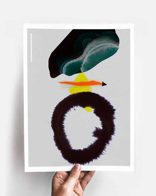 Abstract Wall Art Prints Loose Watercolor Paper & Canvas | Buella