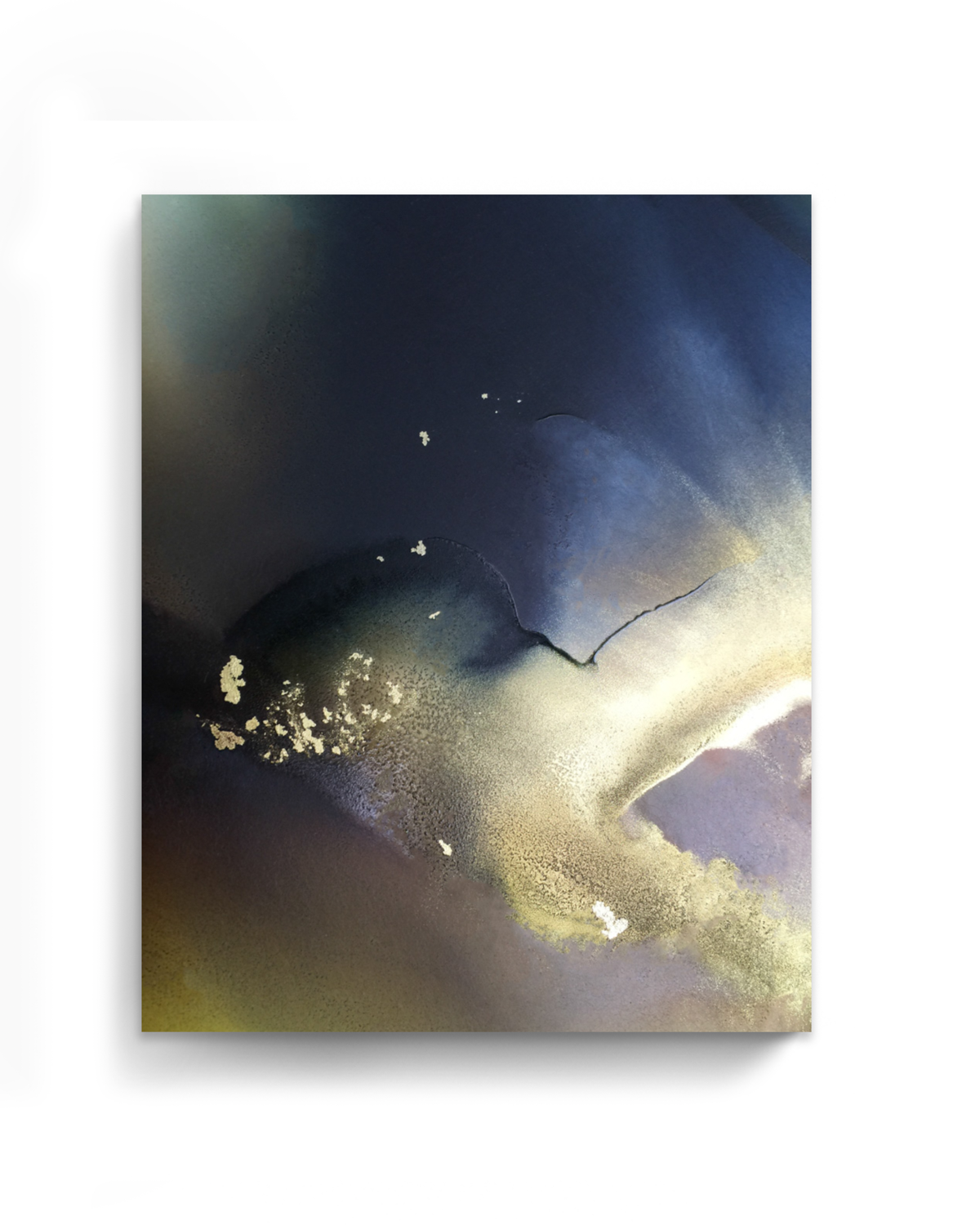 Abstract Wall Art Prints Loose Watercolor Paper & Canvas | Dawn