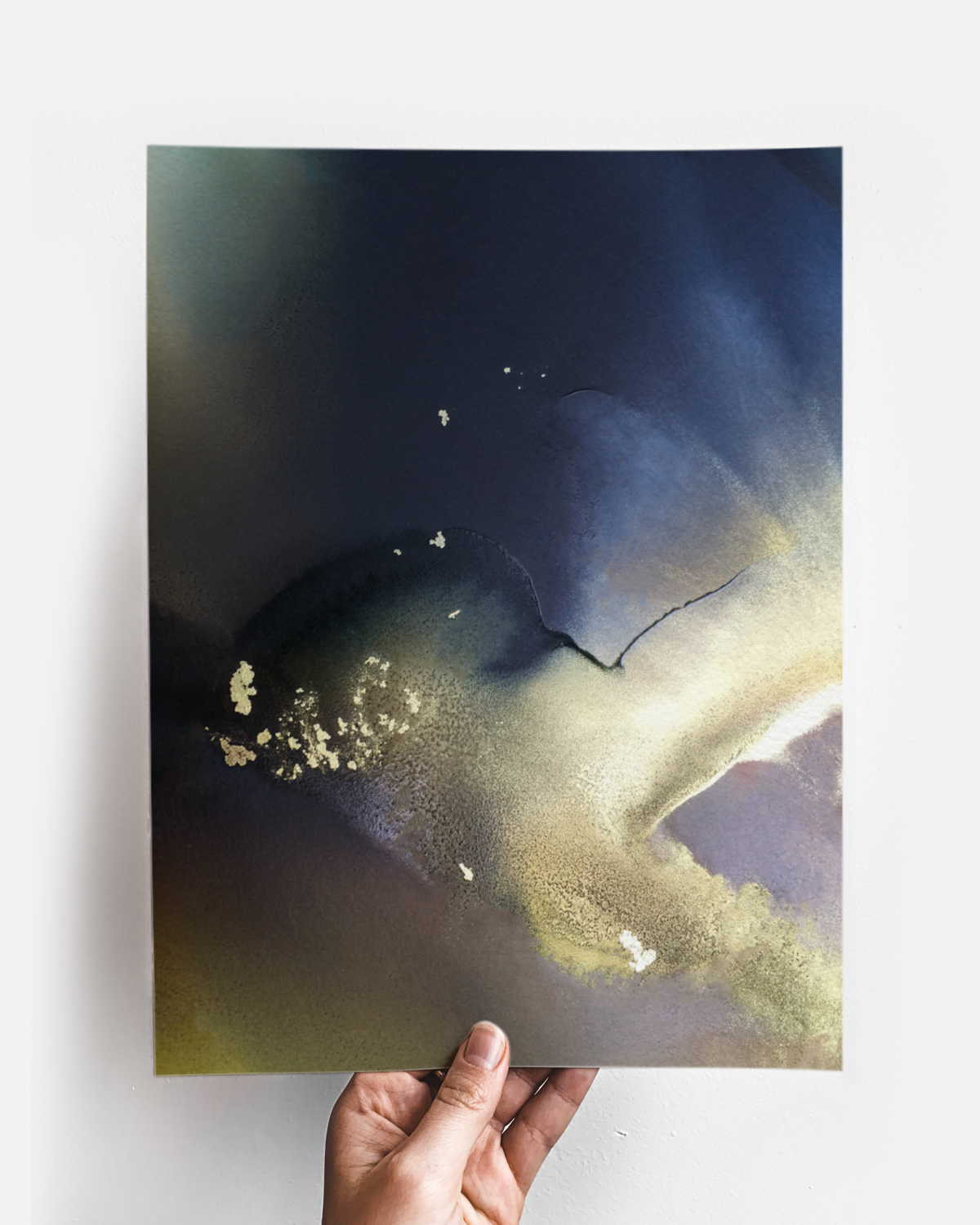 Abstract Wall Art Prints Loose Watercolor Paper & Canvas | Dawn