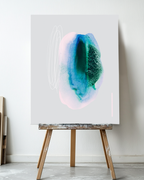 Abstract Wall Art Prints Loose Watercolor Paper & Canvas | Elun