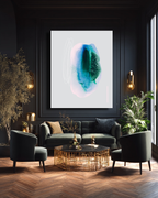 Abstract Wall Art Prints Loose Watercolor Paper & Canvas | Elun