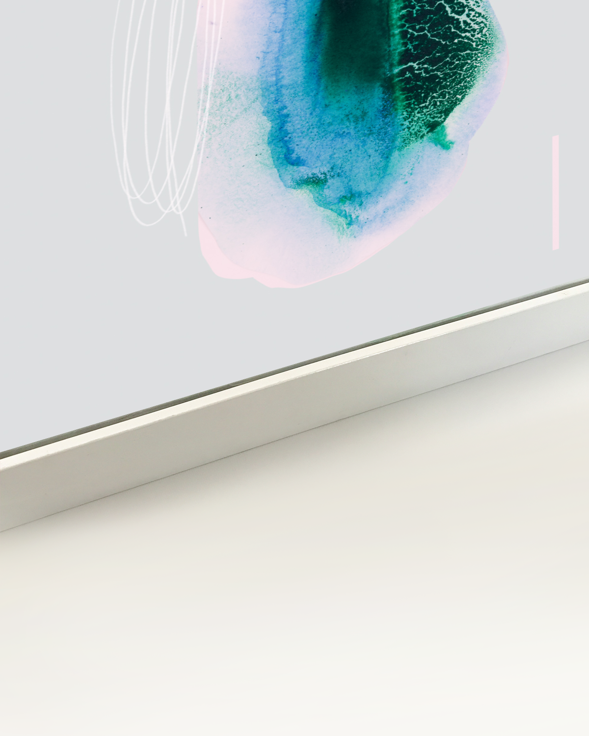 Abstract Wall Art Prints Loose Watercolor Paper & Canvas | Elun