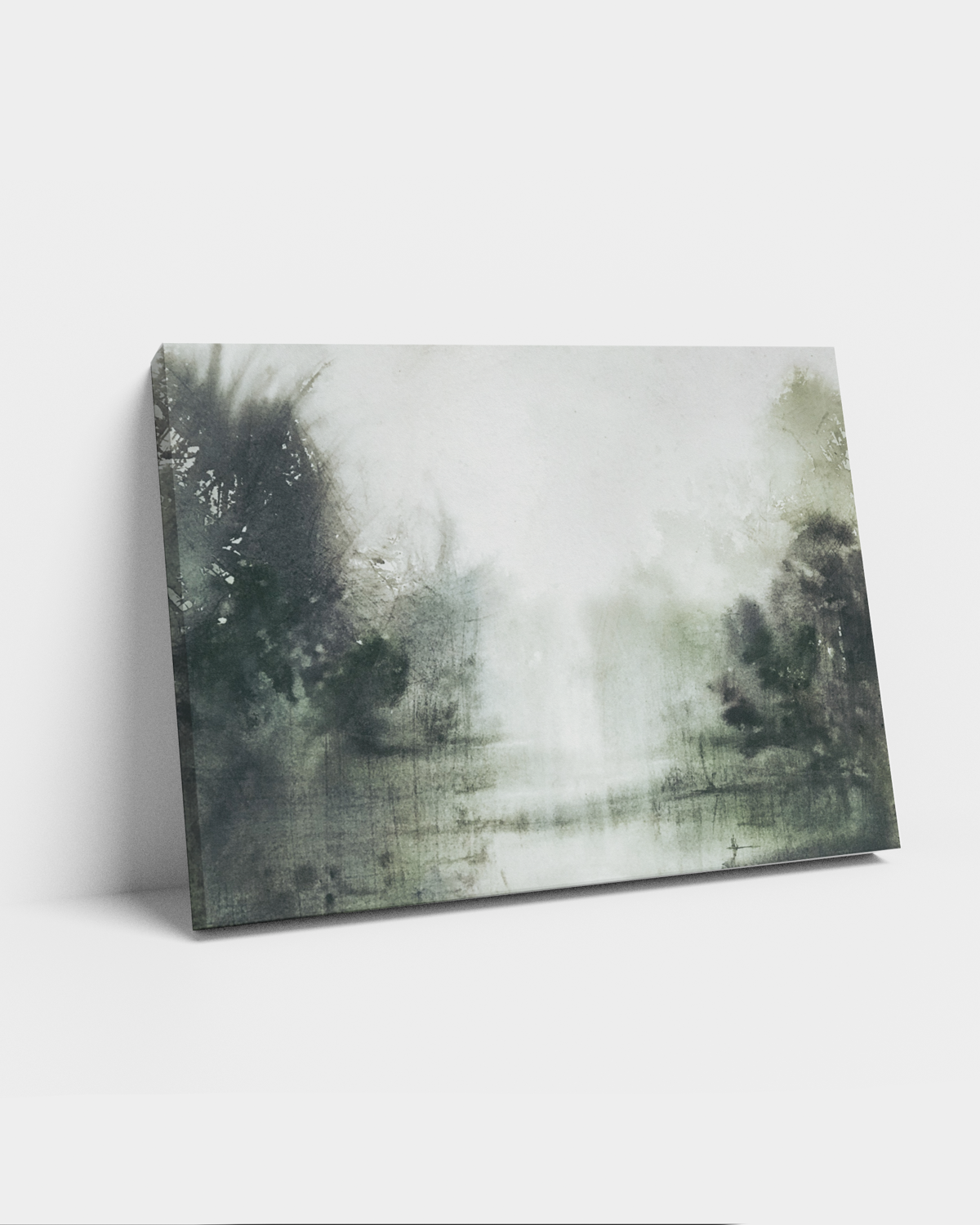 Landscape Wall  Art Prints Loose Abstract Watercolor Paper & Canvas | Emily's Woods