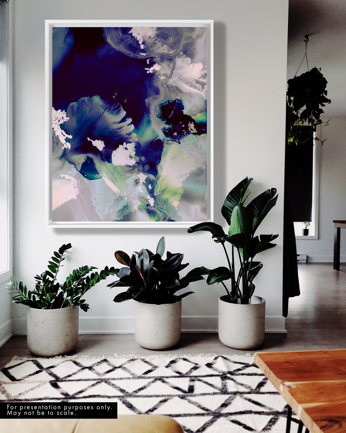 Abstract Wall Art Prints Loose Watercolor Paper & Canvas | Flomse