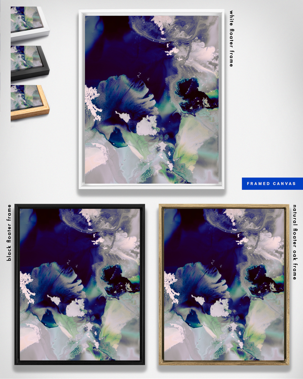 Abstract Wall Art Prints Loose Watercolor Paper & Canvas | Flomse