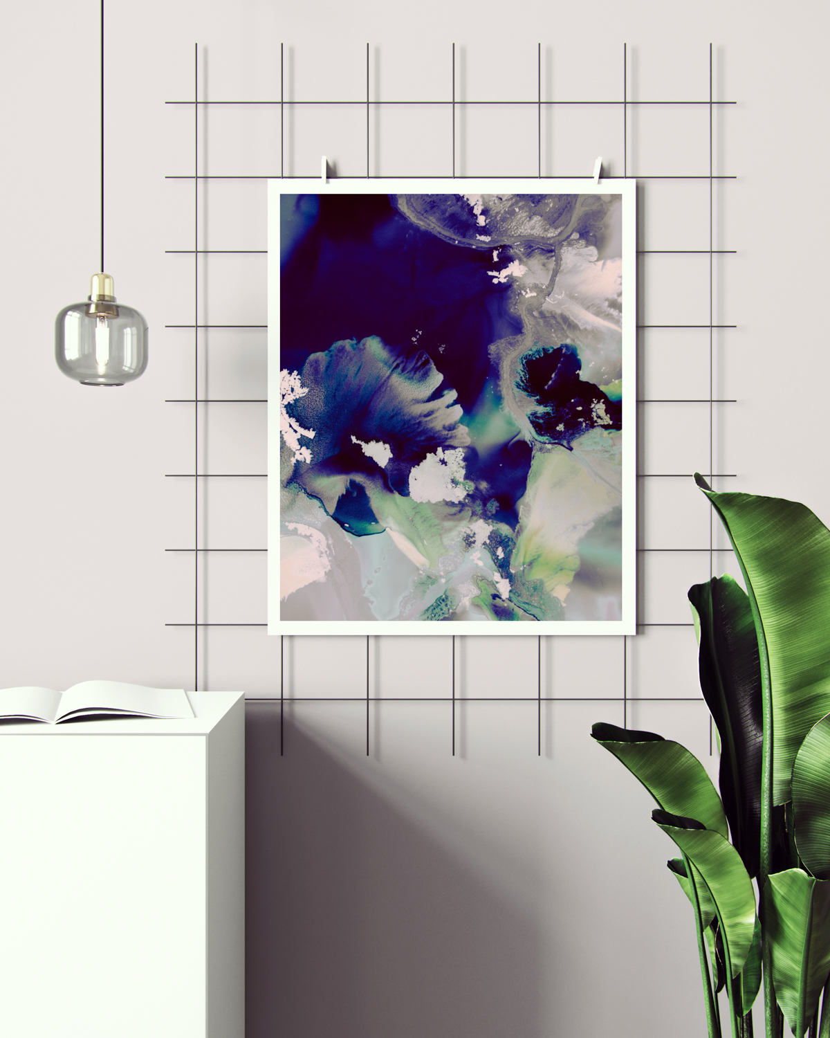 Abstract Wall Art Prints Loose Watercolor Paper & Canvas | Flomse