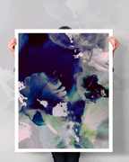 Abstract Wall Art Prints Loose Watercolor Paper & Canvas | Flomse