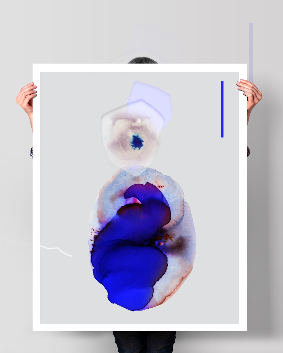 Abstract Wall Art Prints Loose Watercolor Paper & Canvas | Kabalta