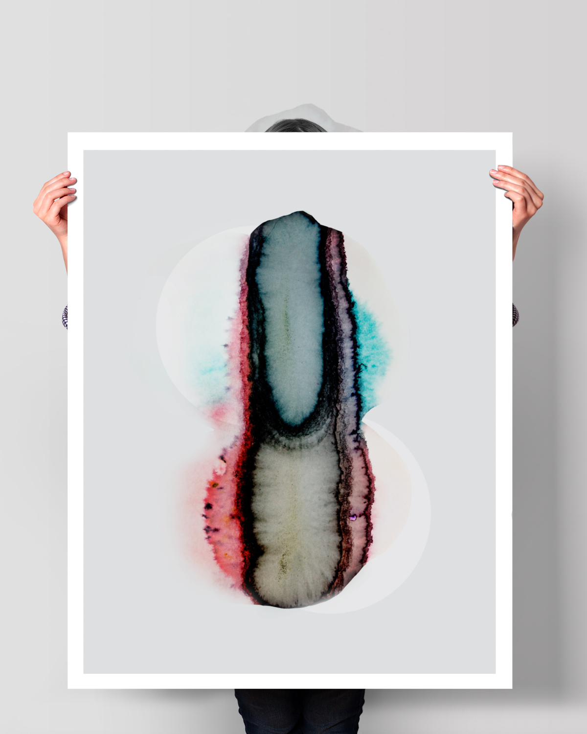 Abstract Wall Art Prints Loose Watercolor Paper & Canvas | Liora