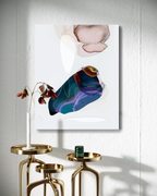 Abstract Wall Art Prints Loose Watercolor Paper & Canvas | Lunel