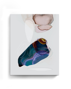 Abstract Wall Art Prints Loose Watercolor Paper & Canvas | Lunel