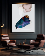 Abstract Wall Art Prints Loose Watercolor Paper & Canvas | Lunel