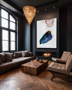 Abstract Wall Art Prints Loose Watercolor Paper & Canvas | Lunel