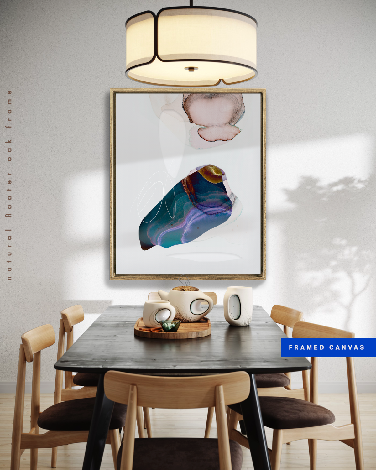 Abstract Wall Art Prints Loose Watercolor Paper & Canvas | Lunel