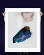 Abstract Wall Art Prints Loose Watercolor Paper & Canvas | Lunel