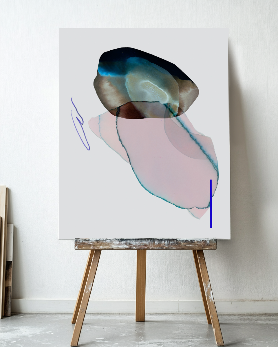 Abstract Wall Art Prints Loose Watercolor Paper & Canvas | Lunora