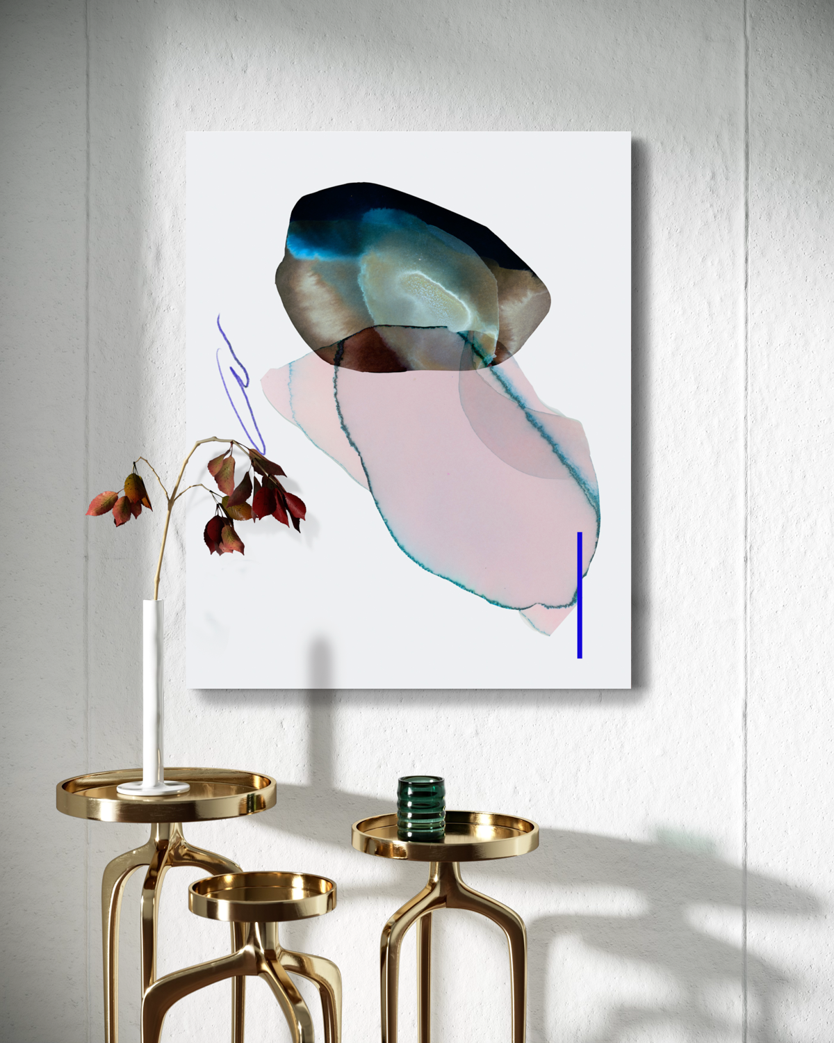 Abstract Wall Art Prints Loose Watercolor Paper & Canvas | Lunora