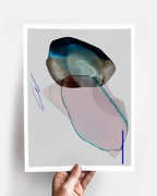 Abstract Wall Art Prints Loose Watercolor Paper & Canvas | Lunora
