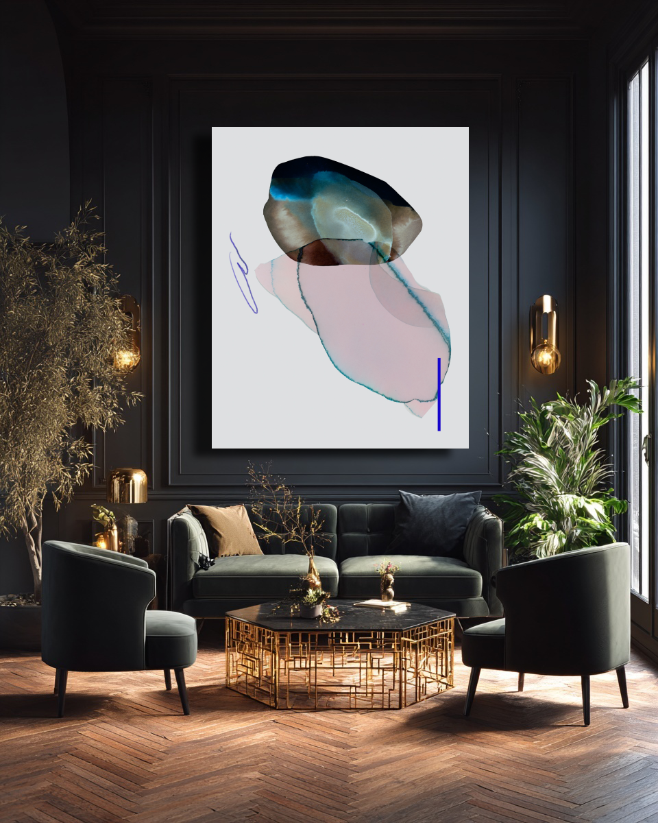 Abstract Wall Art Prints Loose Watercolor Paper & Canvas | Lunora