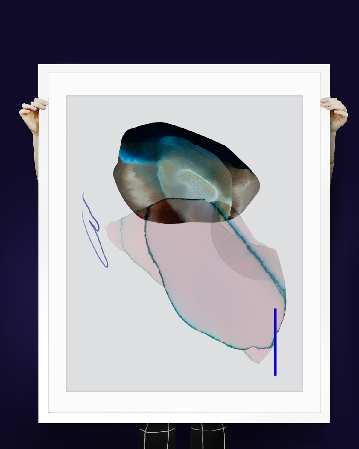 Abstract Wall Art Prints Loose Watercolor Paper & Canvas | Lunora