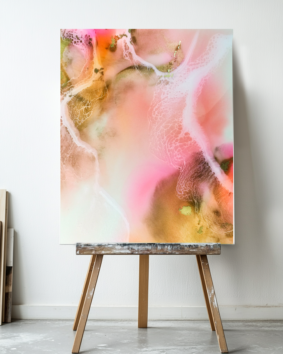Abstract Wall Art Prints Loose Watercolor Paper & Canvas | Margaritta