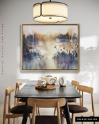 Landscape Wall  Art Prints Loose Abstract Watercolor Paper & Canvas | Marsh