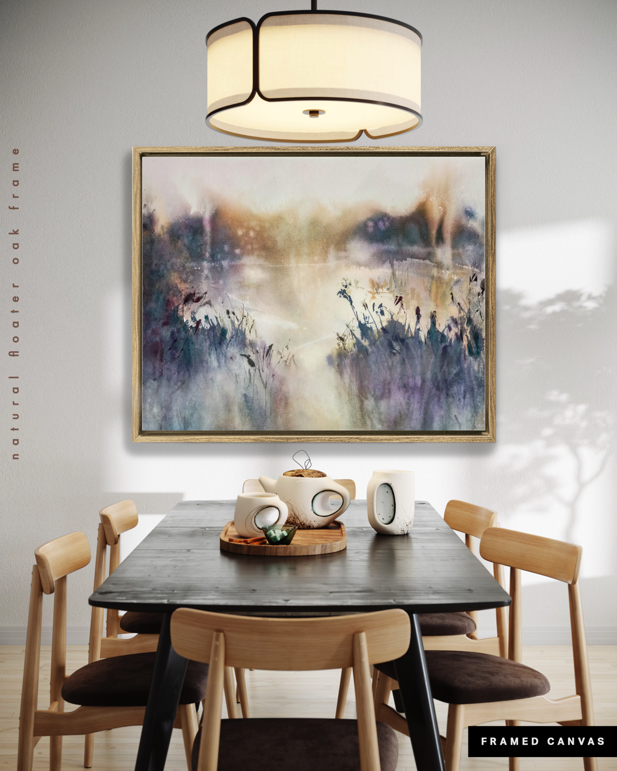 Landscape Wall  Art Prints Loose Abstract Watercolor Paper & Canvas | Marsh