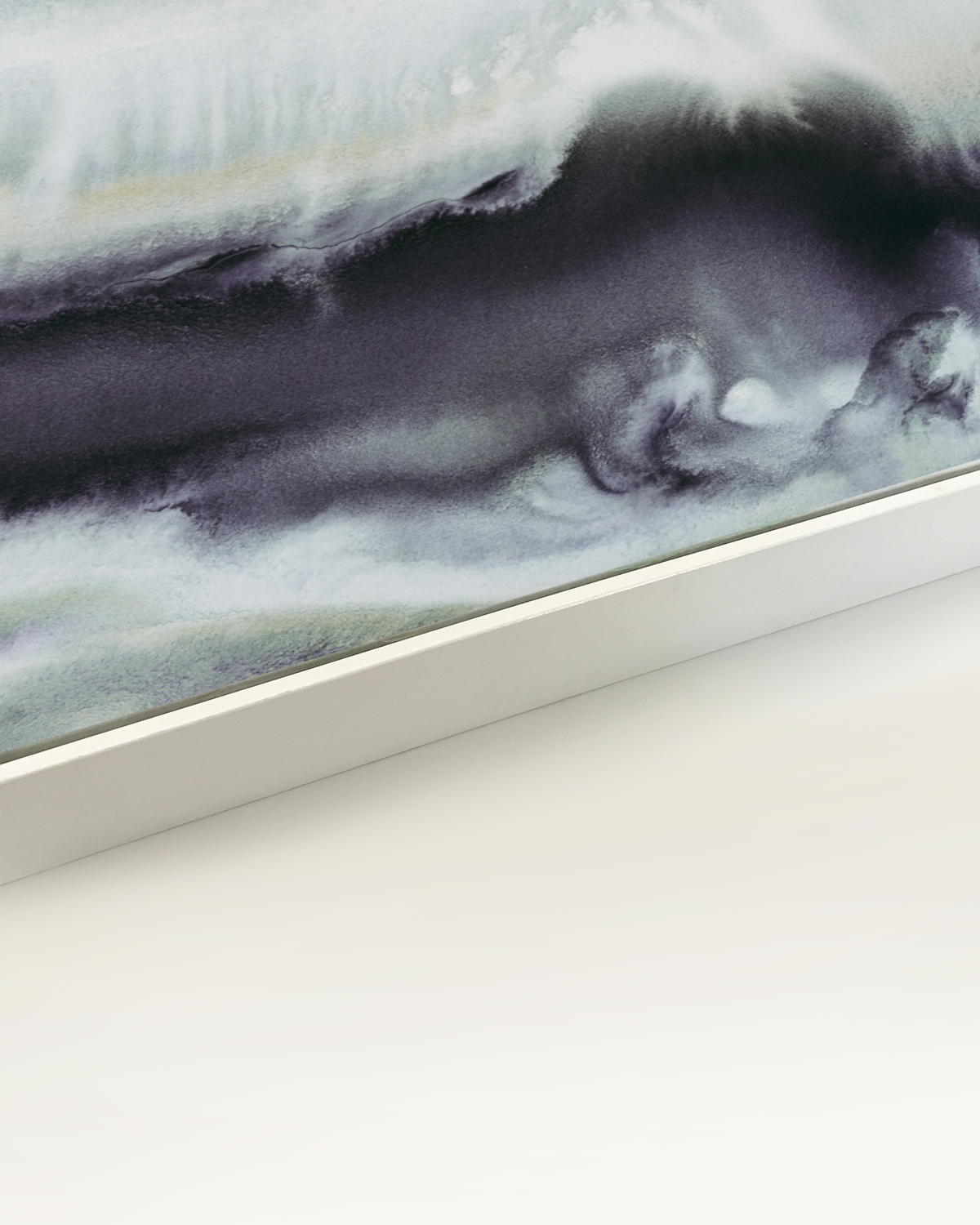 Landscape Wall  Art Prints Loose Abstract Watercolor Paper & Canvas | Milky