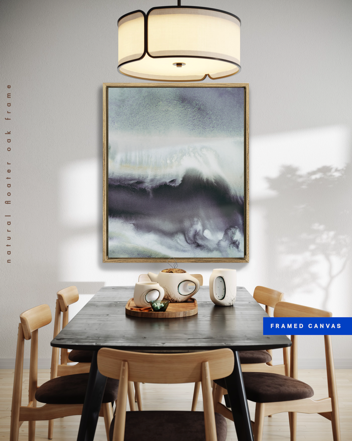 Landscape Wall  Art Prints Loose Abstract Watercolor Paper & Canvas | Milky