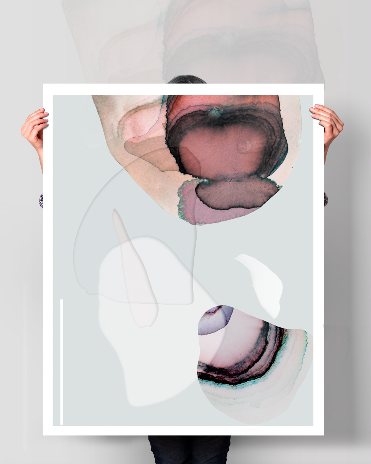 Abstract Wall Art Prints Loose Watercolor Paper & Canvas | Mirak