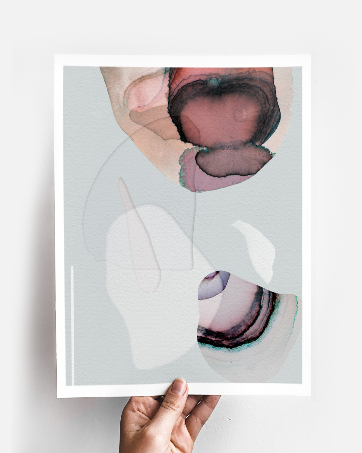 Abstract Wall Art Prints Loose Watercolor Paper & Canvas | Mirak