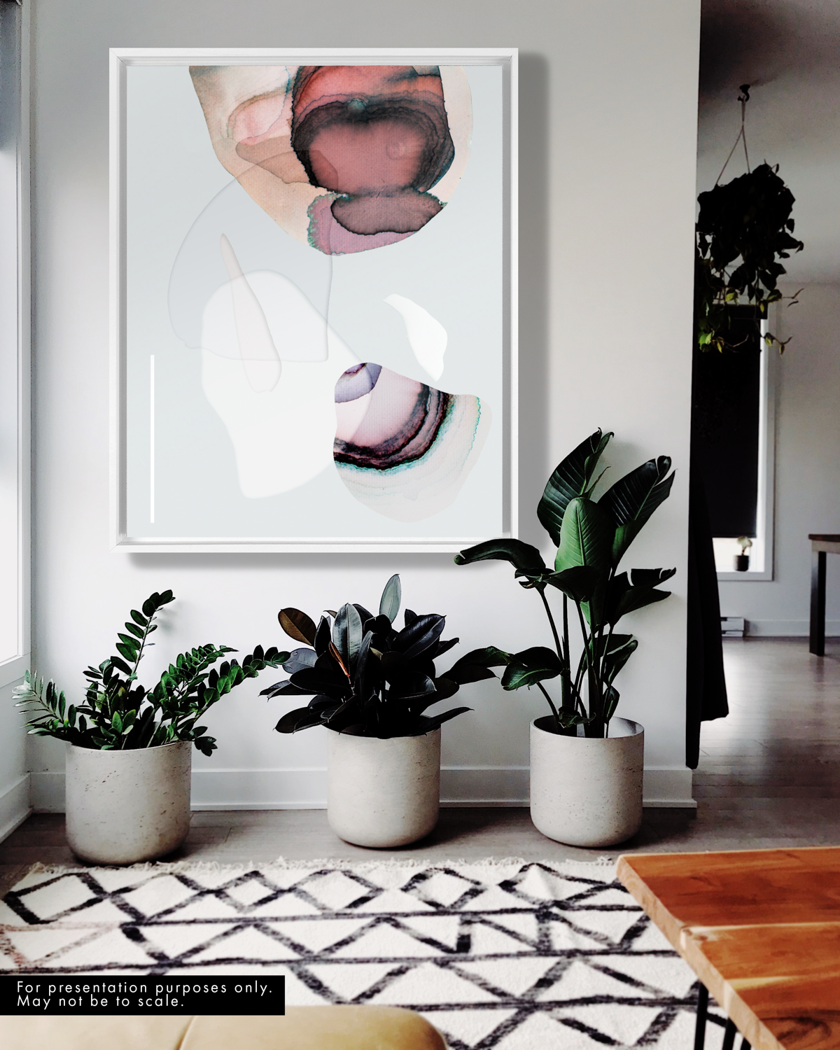 Abstract Wall Art Prints Loose Watercolor Paper & Canvas | Mirak