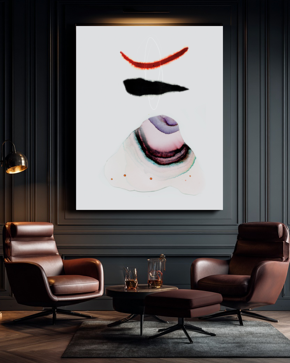 Abstract Wall Art Prints Loose Watercolor Paper & Canvas | Morv