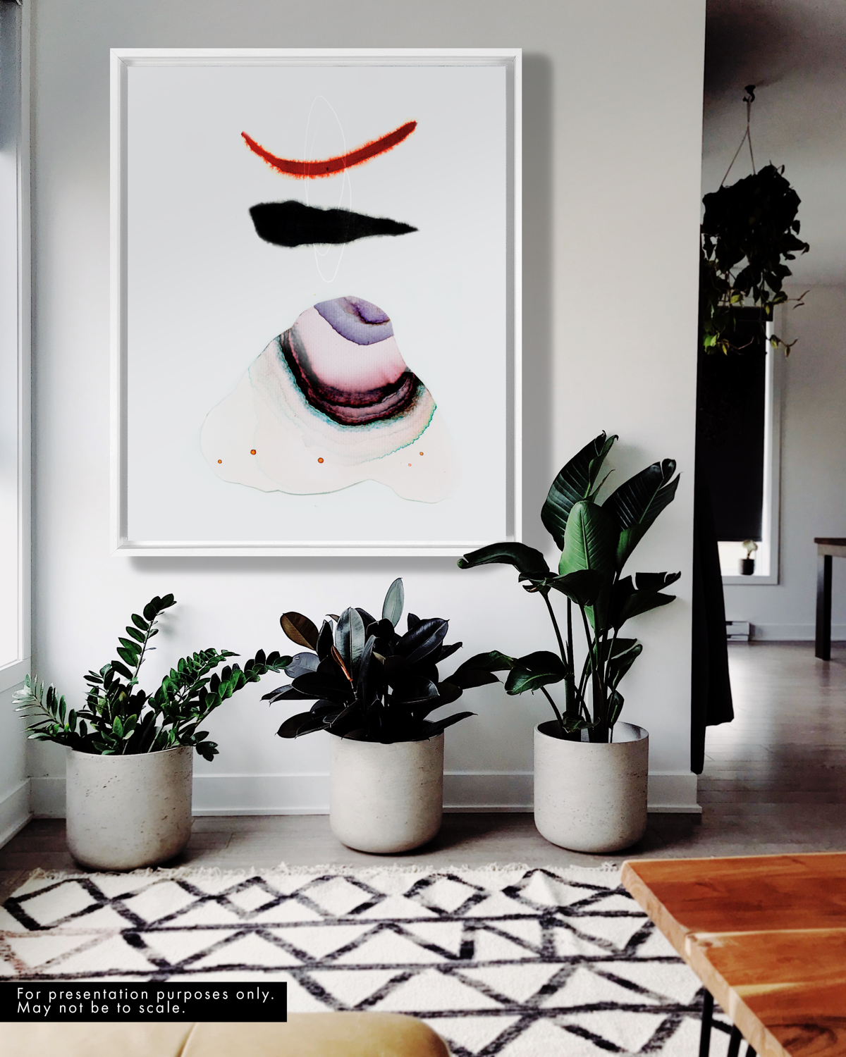 Abstract Wall Art Prints Loose Watercolor Paper & Canvas | Morv