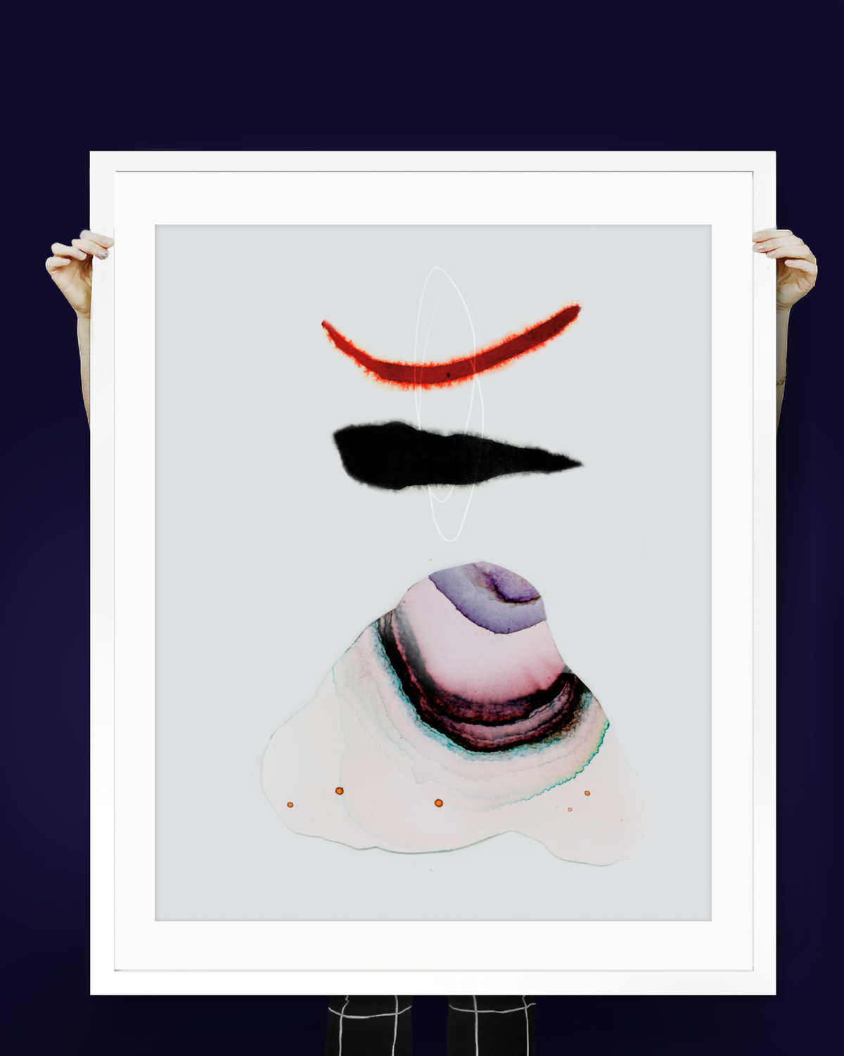 Abstract Wall Art Prints Loose Watercolor Paper & Canvas | Morv