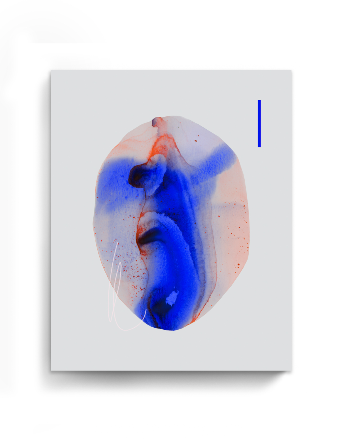 Abstract Wall Art Prints Loose Watercolor Paper & Canvas | Nefreta