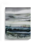 Landscape Wall Art Prints Loose Abstract Watercolor Paper & Canvas | New England Coast