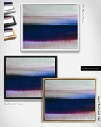 Landscape Wall  Art Prints Loose Abstract Watercolor Paper & Canvas | New England Dawn 2