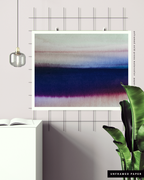 Landscape Wall  Art Prints Loose Abstract Watercolor Paper & Canvas | New England Dawn 2