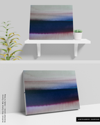 Landscape Wall  Art Prints Loose Abstract Watercolor Paper & Canvas | New England Dawn 2