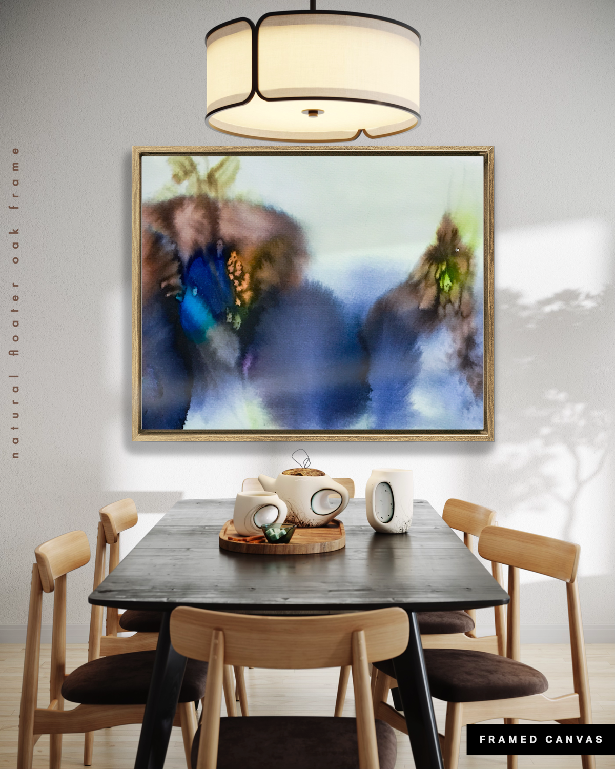 Landscape Wall  Art Prints Loose Abstract Watercolor Paper & Canvas | New England Fall