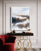 Landscape Wall  Art Prints Loose Abstract Watercolor Paper & Canvas | Marsh 2