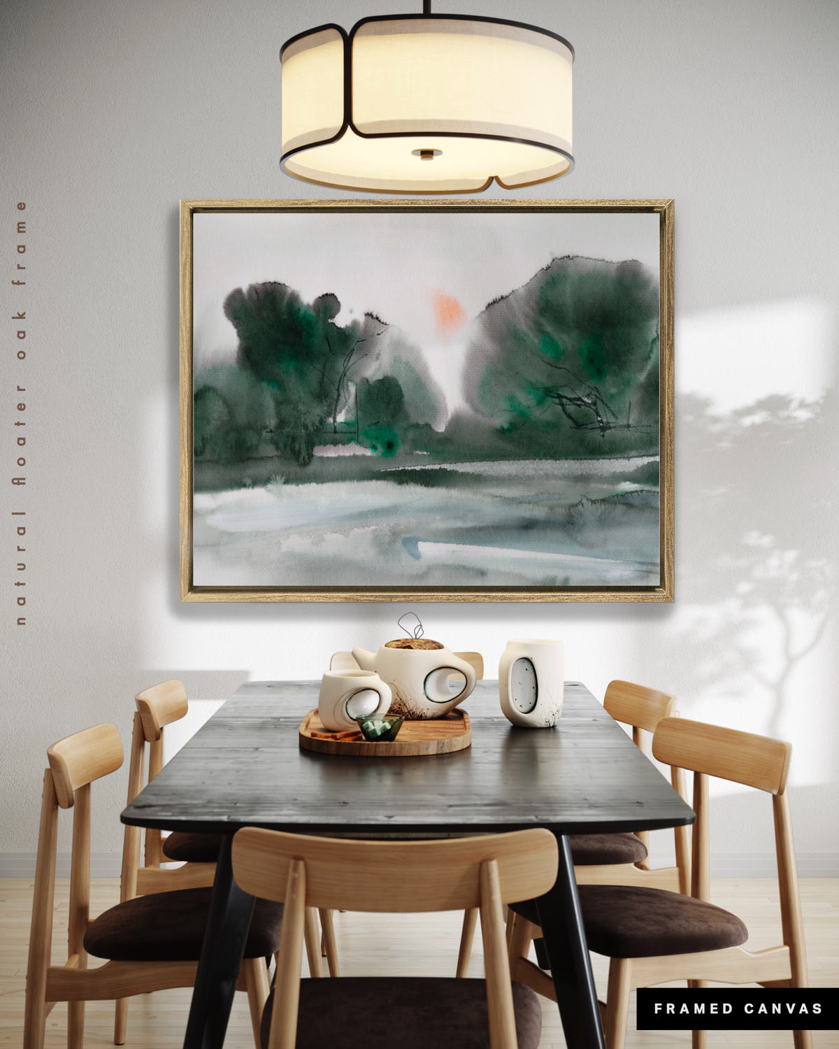 Landscape Wall  Art Prints Loose Abstract Watercolor Paper & Canvas | New England Marsh 3