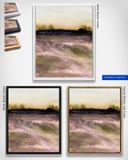 Landscape Wall Art Prints Loose Abstract Watercolor Paper & Canvas | New England Marsh 5