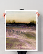 Landscape Wall Art Prints Loose Abstract Watercolor Paper & Canvas | New England Marsh 5