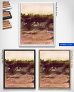 Landscape Wall Art Prints Loose Abstract Watercolor Paper & Canvas | New England Marsh 6