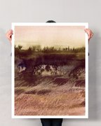 Landscape Wall Art Prints Loose Abstract Watercolor Paper & Canvas | New England Marsh 6