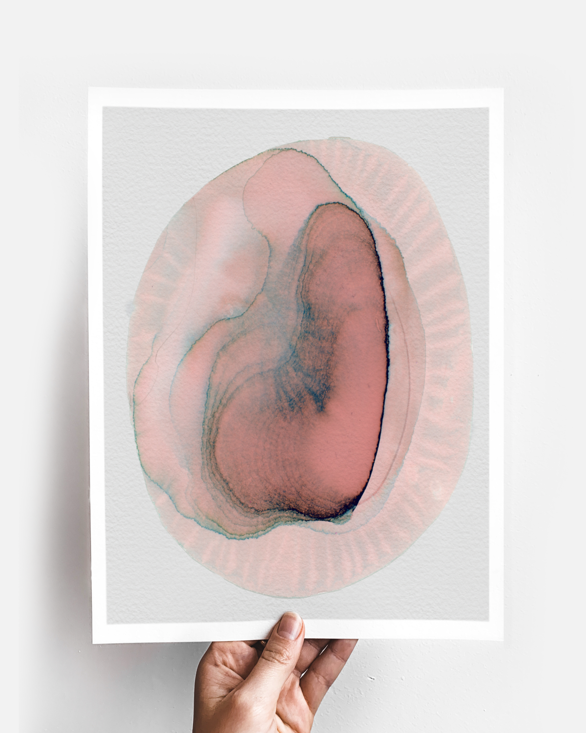 Abstract Wall Art Prints Loose Watercolor Paper & Canvas | Orelis