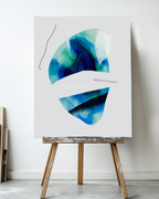 Abstract Wall Art Prints Loose Watercolor Paper & Canvas | Ostir
