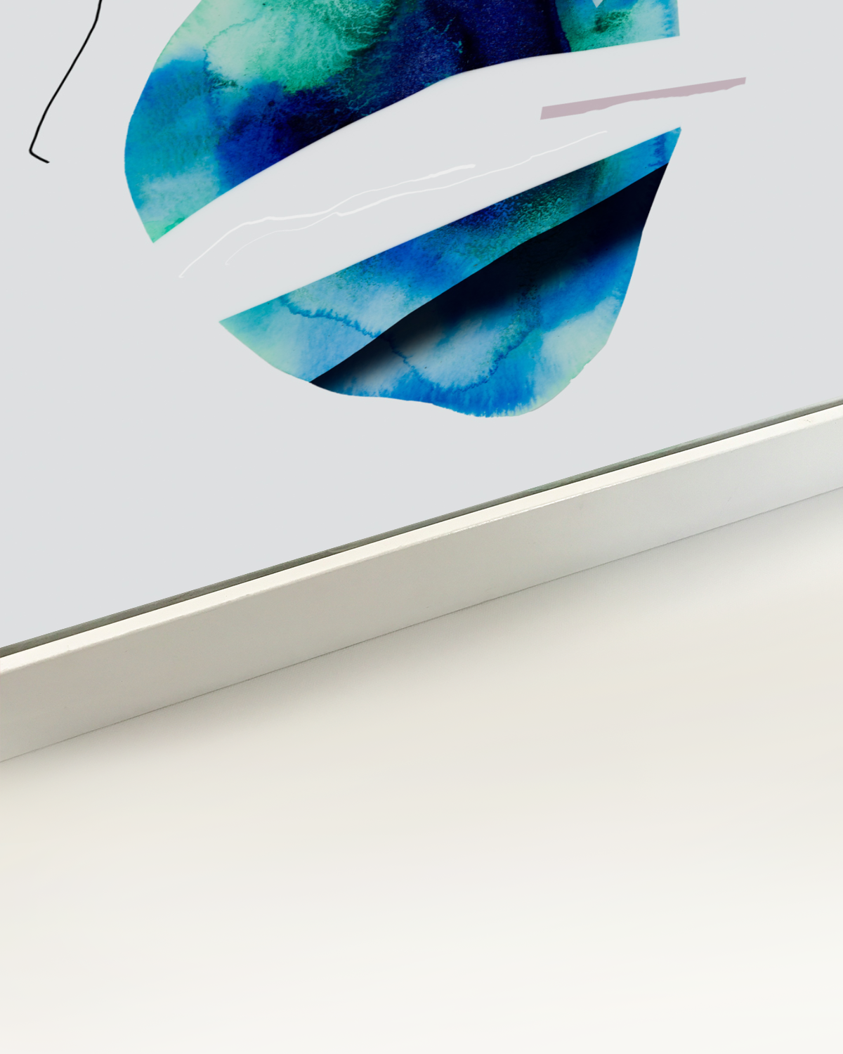 Abstract Wall Art Prints Loose Watercolor Paper & Canvas | Ostir